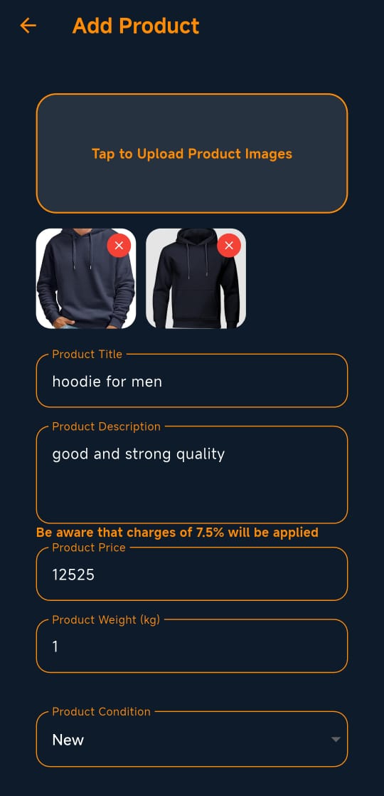 EdgeBaz app screen